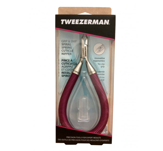 Щипці для кутикули Tweezerman Grip & Snip Spiral Spring Cuticle Nipper (12 см)